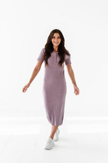  Harper Short Sleeve Dress in Lavender