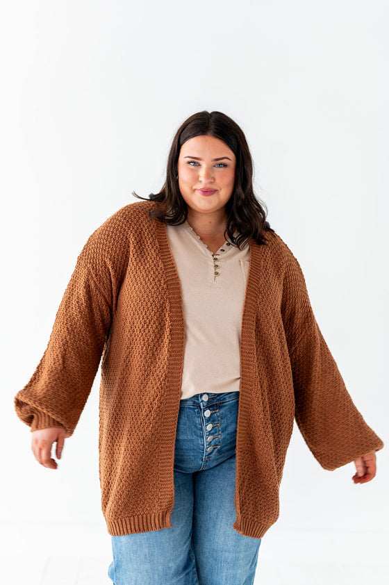 Chilton Cardigan in Brown