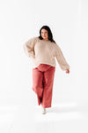 Leona Sweater in Oatmeal - Size 2X Left
