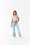 Nika Crop Top in Natural