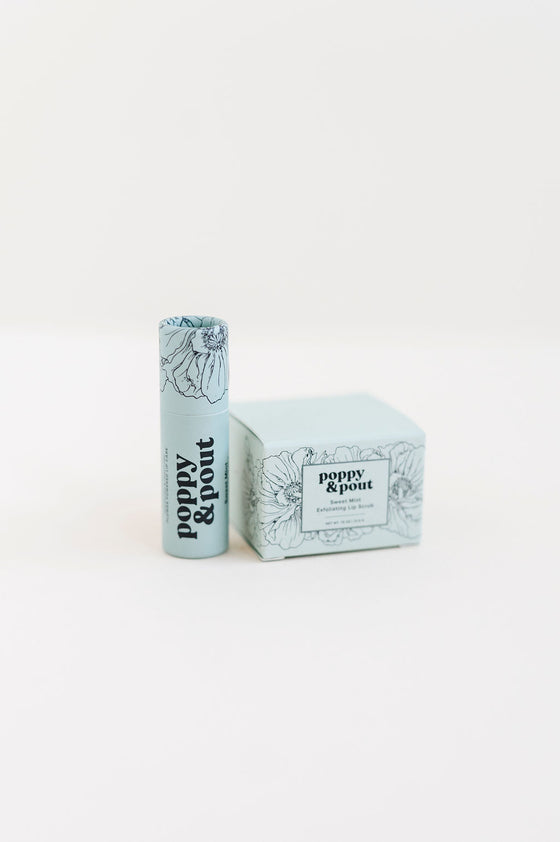 Poppy & Pout - Sweet Mint Lip Scrub