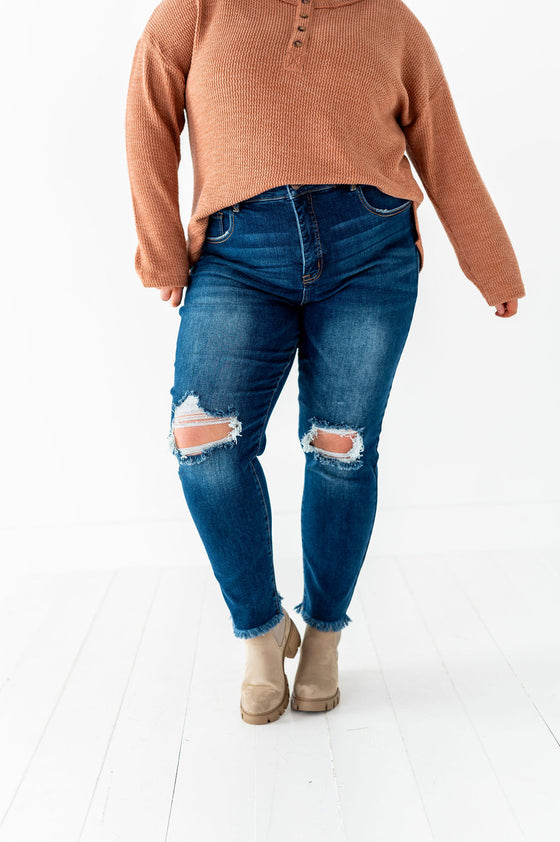 Jax Distressed Skinny Jeans