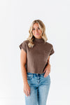 Rainee Sweater Top in Mocha