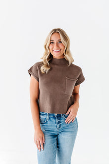  Rainee Sweater Top in Mocha