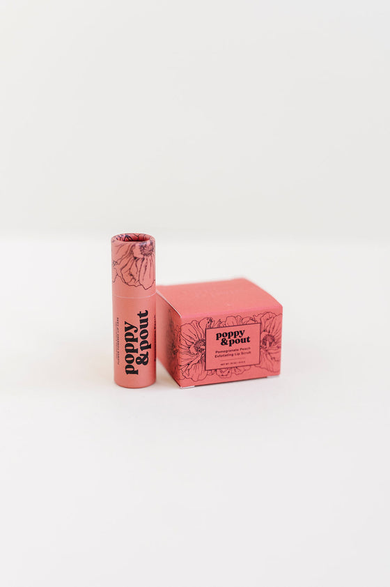 Poppy & Pout - Pomegranate Peach Lip Scrub