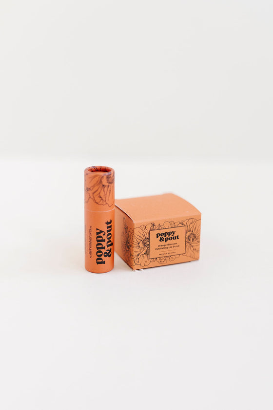 Poppy & Pout - Orange Blossom Lip Scrub