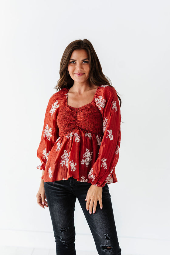 Scheana Smocked Blouse