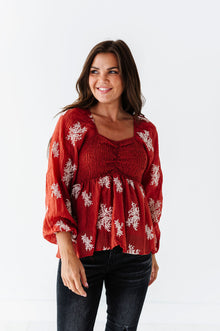  Scheana Smocked Blouse