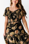 Ayla Floral Dress - Size 2X Left