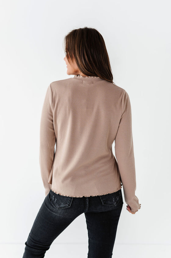 Josie Top in Tan