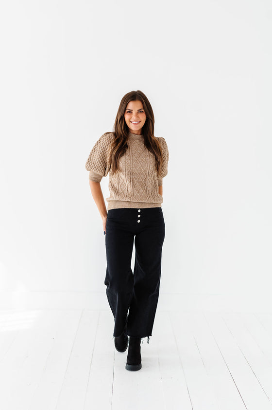 Coco Cable Knit Top