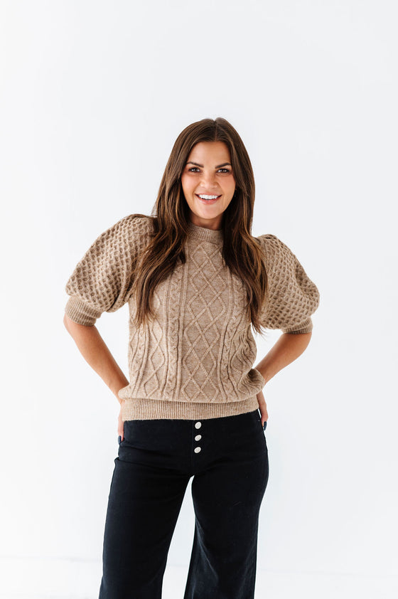 Coco Cable Knit Top