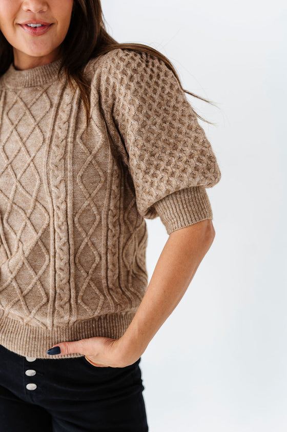 Coco Cable Knit Top