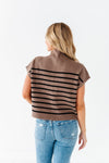 Kya Sweater Top in Mocha