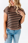 Kya Sweater Top in Mocha