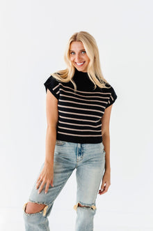  Kya Sweater Top in Black