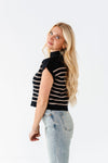 Kya Sweater Top in Black