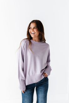  Nikki Sweater in Lavender