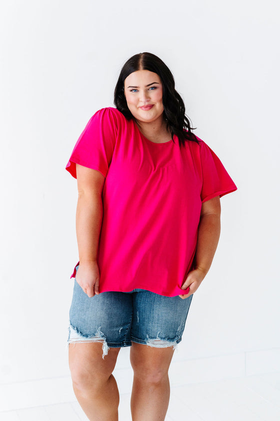 Marissa Top in Fuchsia