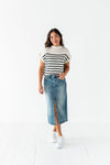 Mariah Denim Midi Skirt