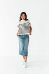 Mariah Denim Midi Skirt