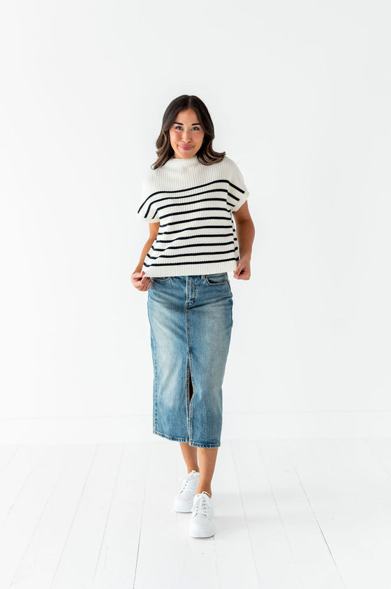 Mariah Denim Midi Skirt