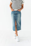 Mariah Denim Midi Skirt