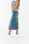 Mariah Denim Midi Skirt