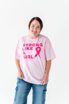  "Strong Like a Girl" Graphic Tee