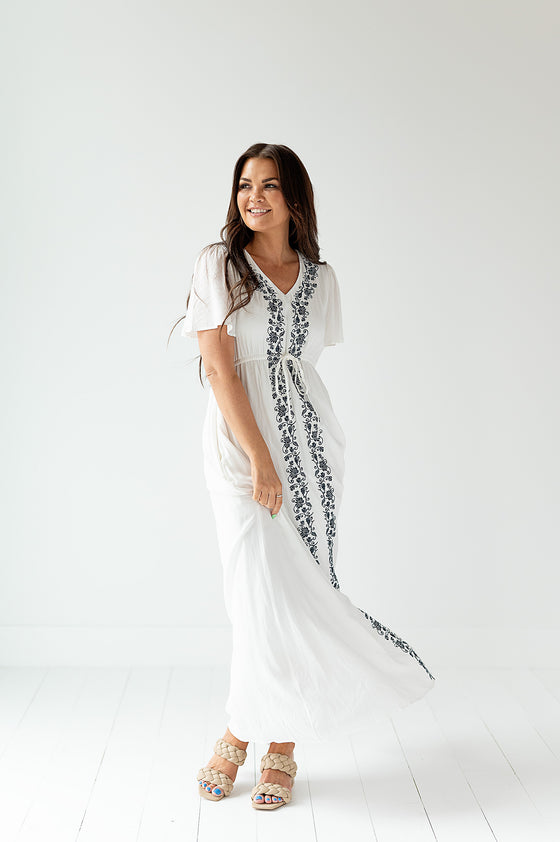 Riann Embroidered Dress