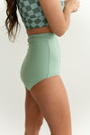 Classic High Waisted Bottoms in Seafoam L&K Exclusive
