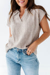 Hilarie Collared Sweater Top