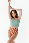 High Waisted Bottoms in Check Me Out