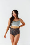Boardwalk High Waisted Bottoms in Ditsy Daisy