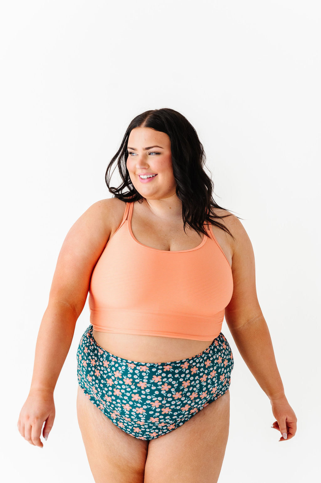 High Waisted Bottoms in Midnight Daisy – Livy&Kate Clothing High Waisted Bottoms in Midnight Daisy – Livy&Kate Clothing