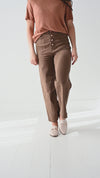 River Flare Pants in Brown