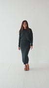 Opal Knit Set in Dark Navy - Size Small Left