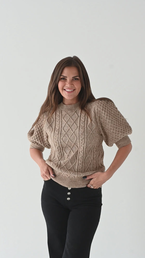 Coco Cable Knit Top