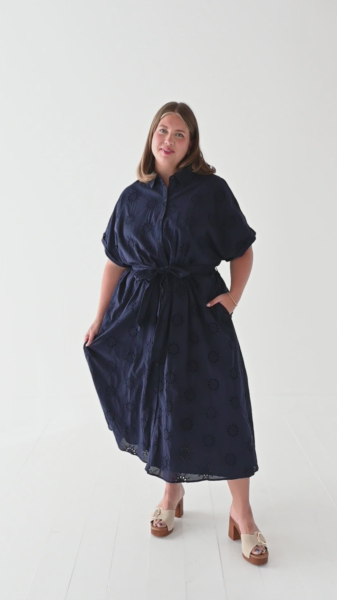 Delphine Eyelet Dress – Livy&Kate Clothing