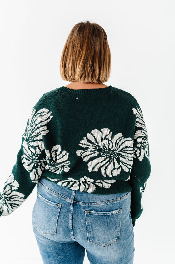 Jasper Sweater in Hunter Green