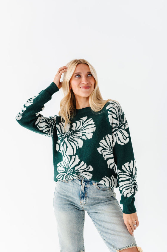 Jasper Sweater in Hunter Green