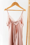 Jade Chemise & Lace Babydoll in Soft Pink