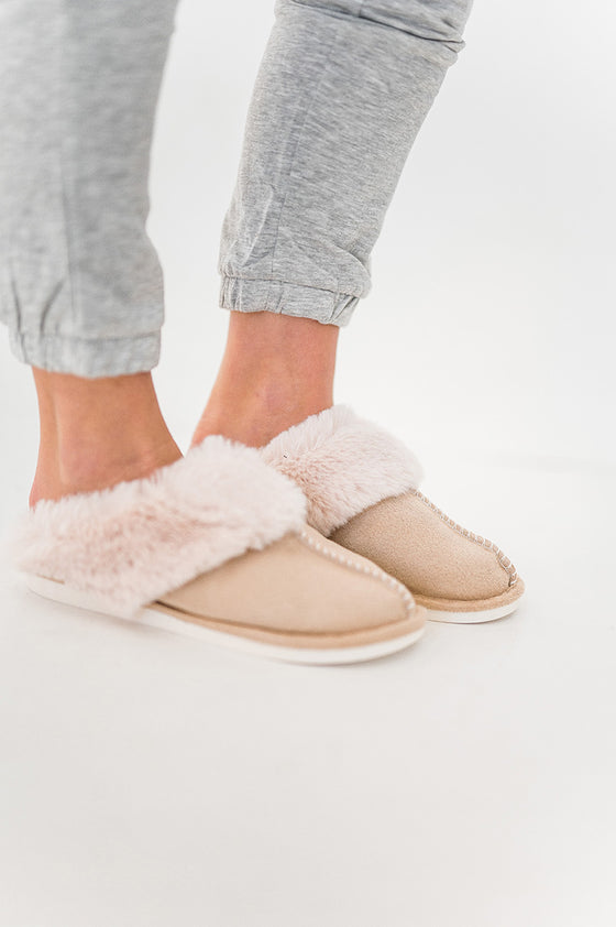 Snuggle Up Faux Fur Slippers