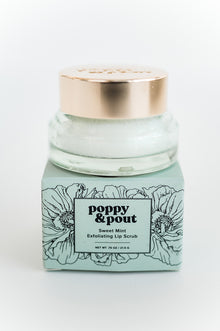  Poppy & Pout - Sweet Mint Lip Scrub