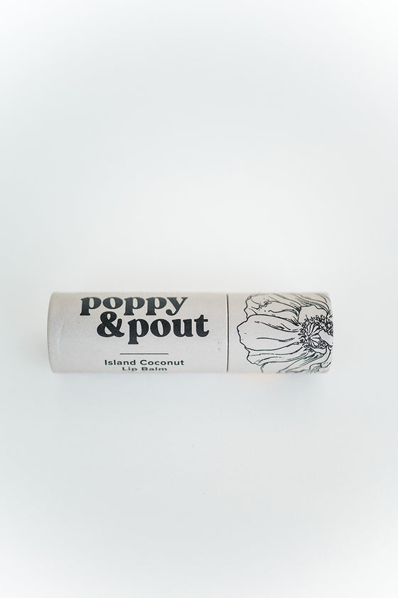 Poppy & Pout - Island Coconut Lip Balm