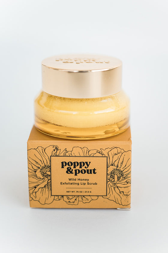 Poppy & Pout - Wild Honey Lip Scrub