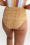 Geo Babe Midi Ruched Bottoms - L&K Exclusive