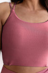 Barbados Double Strap Top in Mauve - L&K Exclusive - Size XS, Small & Large Left