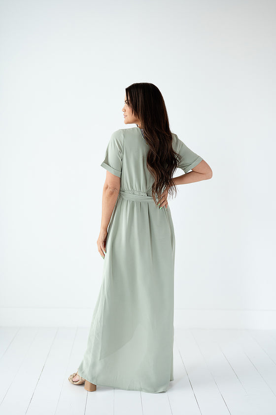 Cambria Dress in Sage