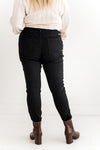 Mikey Black High Waisted Skinny Jeans - Kancan